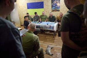 Кіт приєднався до зустрічі Зеленського й Тарнавського з командуванням 65-ї бригади