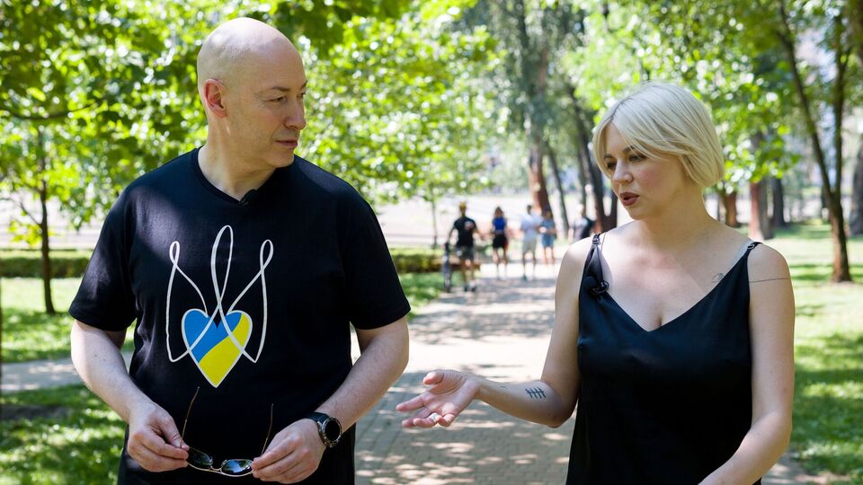 Гордон записал интервью с Жижченко, гуляя по киевскому парку "Наталка"