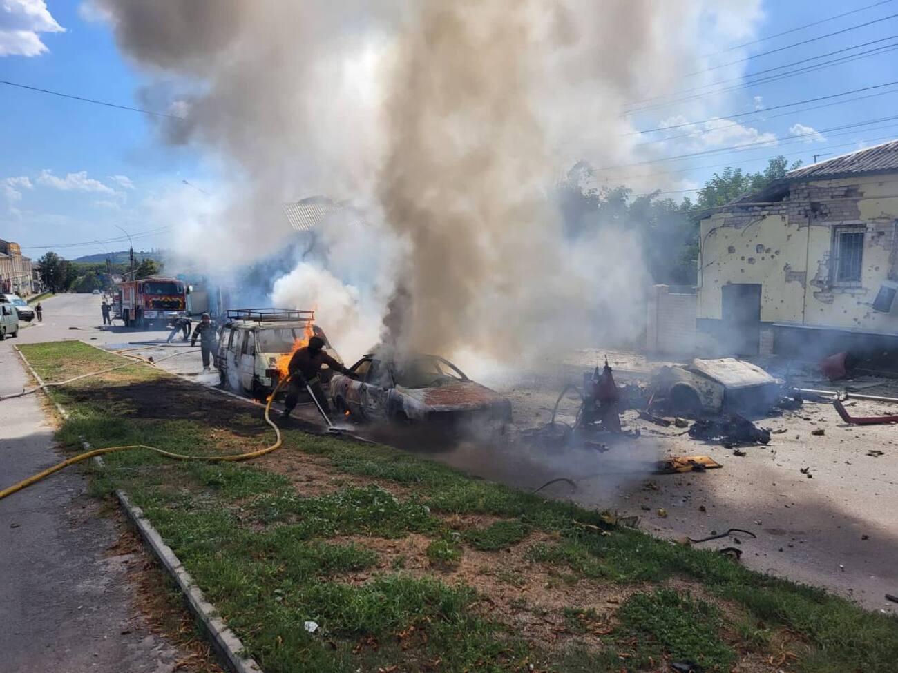Окупанти масовано обстрілюють Куп'янськ
