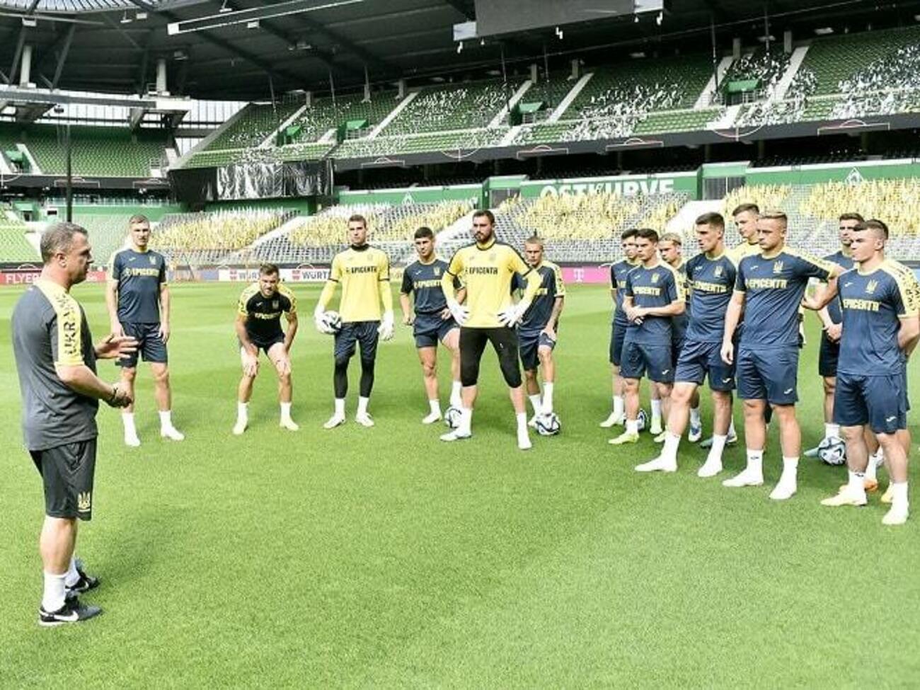 Сборная Украины 3 сентября в Польше начнет подготовку к матчам с Англией и Италией