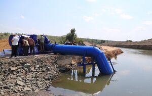 Первую из четырех нитей водопровода запустили в работу