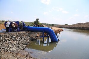 Первую из четырех нитей водопровода запустили в работу
