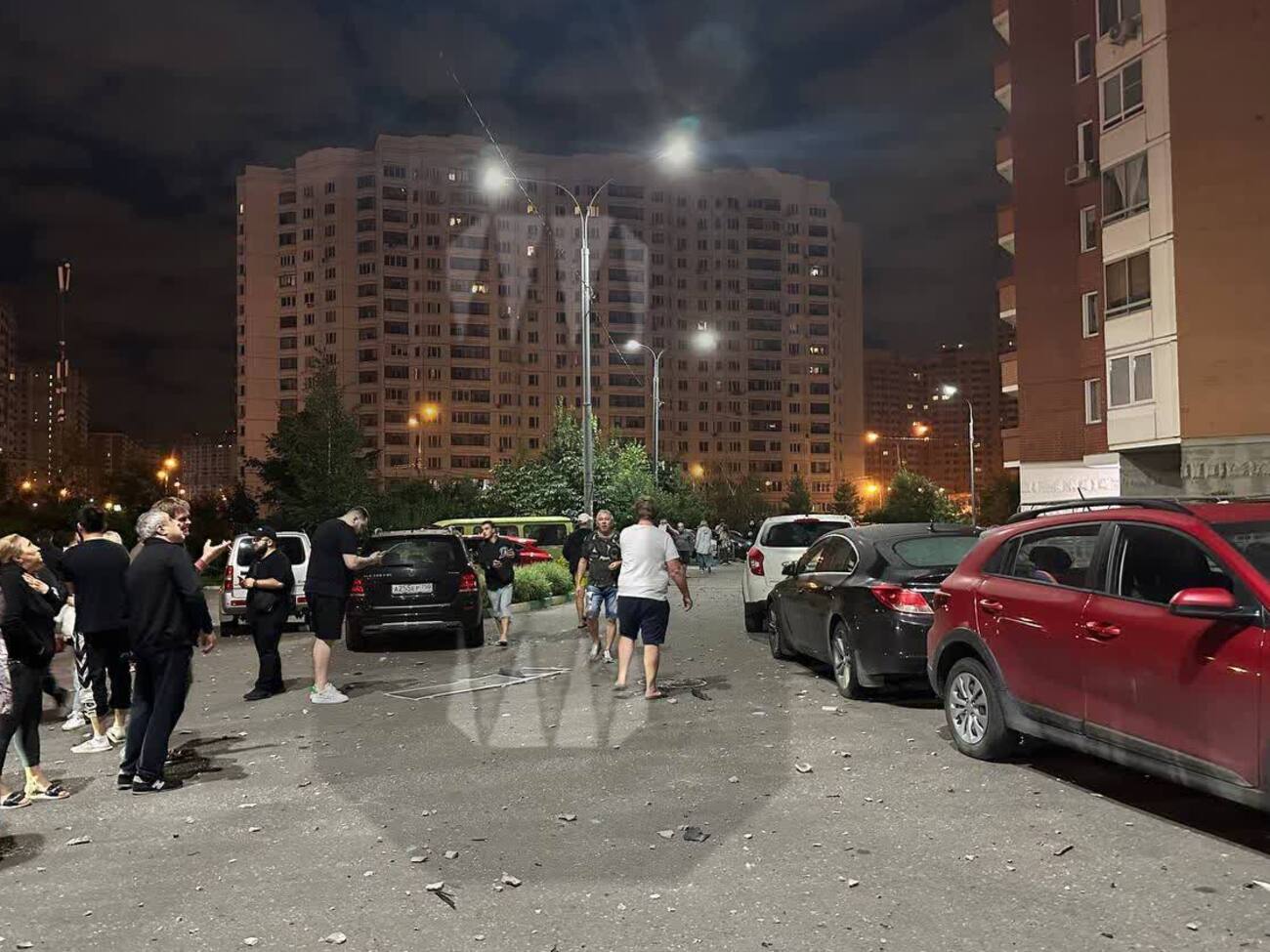 Після вибуху щонайменше в одному будинку в Красногорську вилетіли вікна