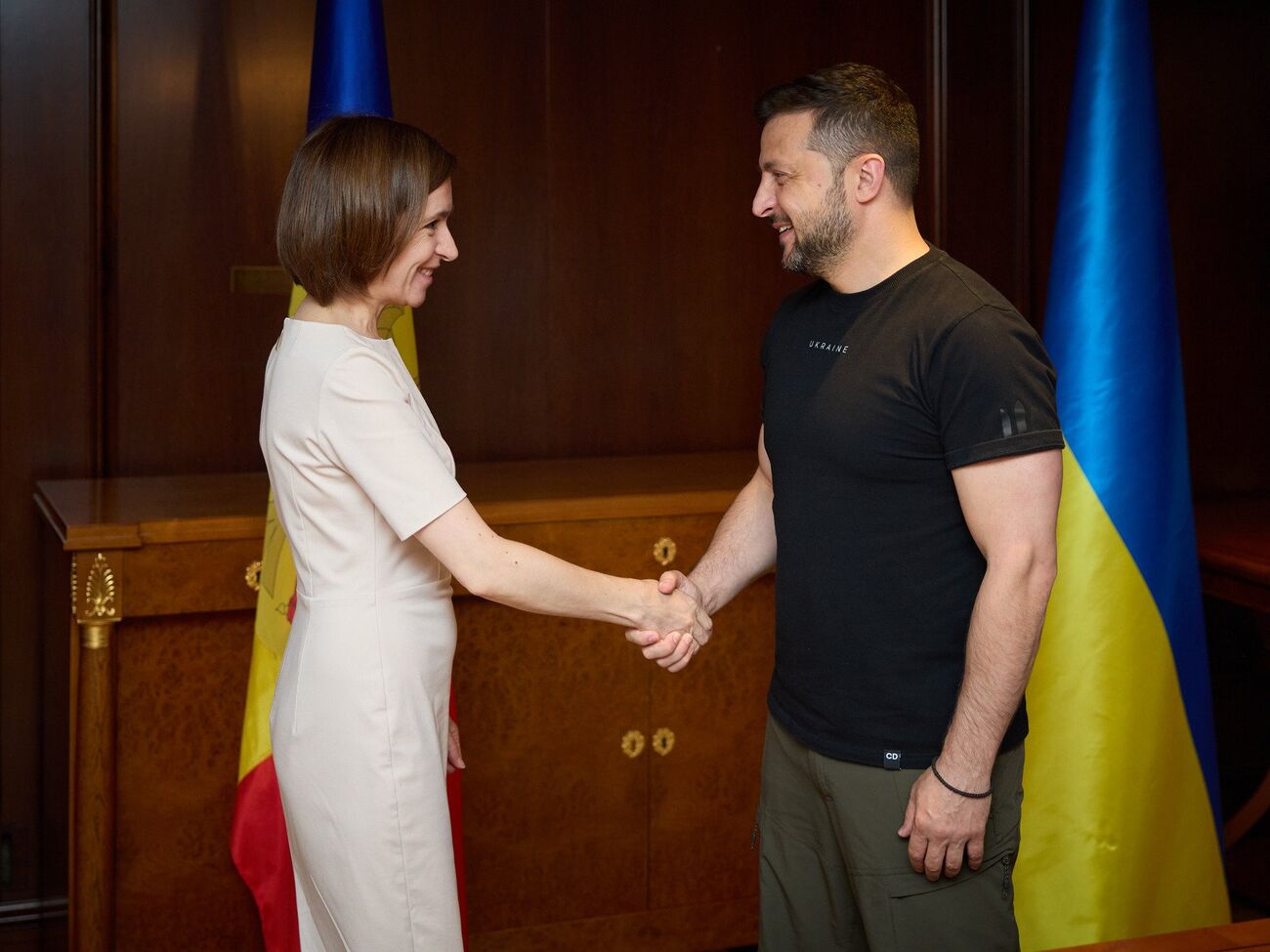 Санду і Зеленський зустрілися в Греції