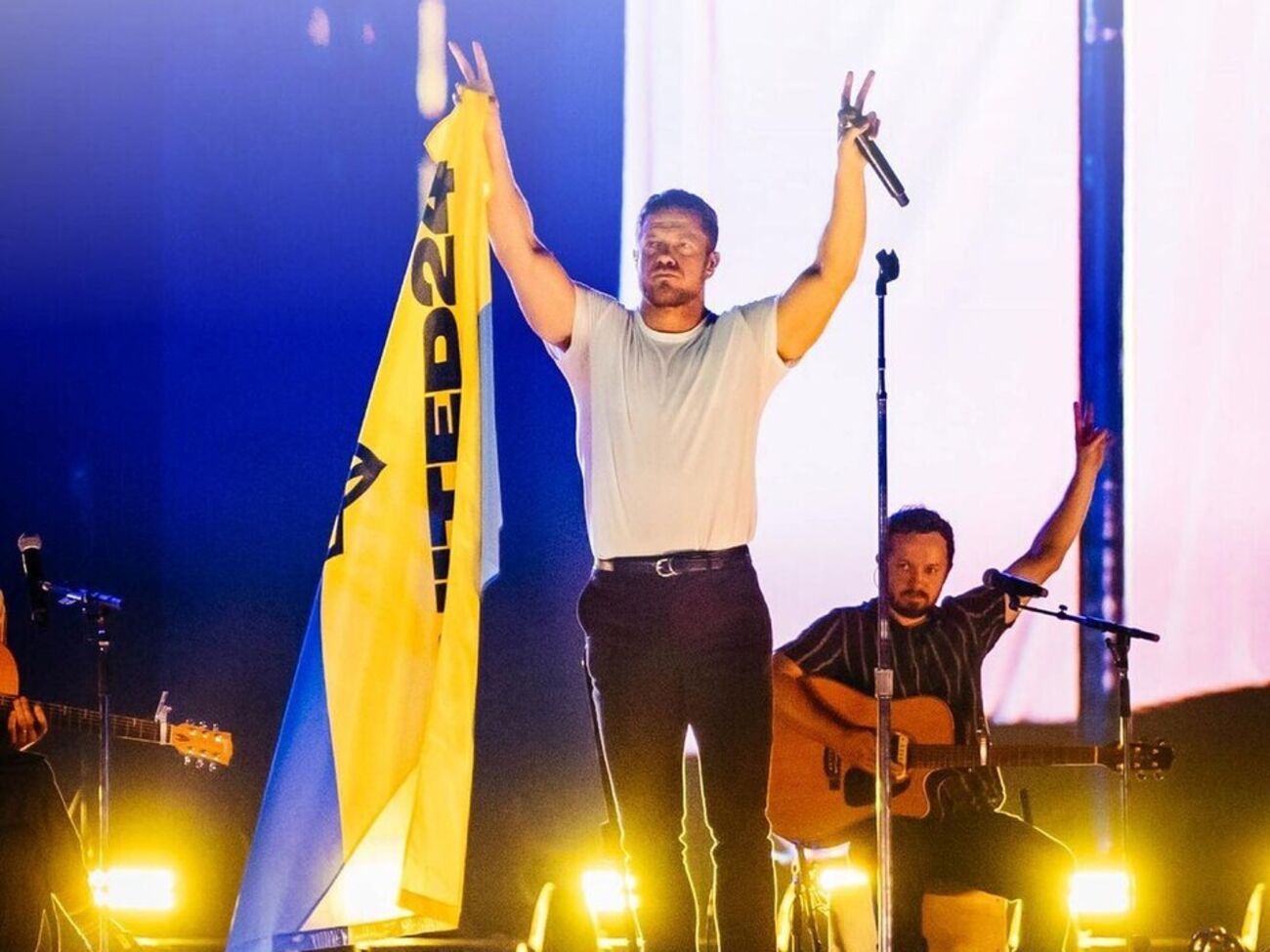 Летом 2023 группа Imagine Dragons стала амбассадором United24