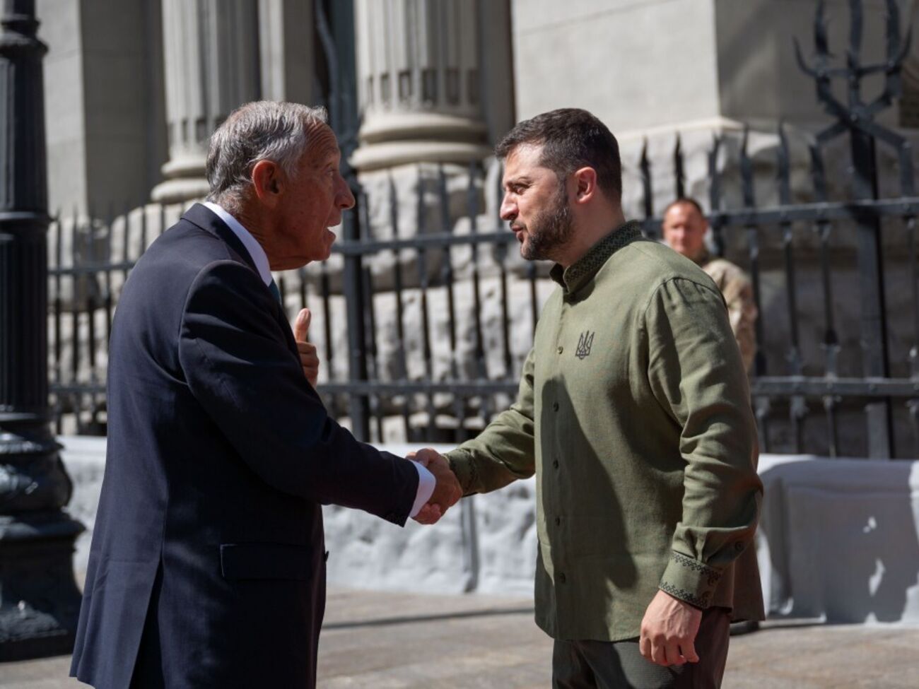 Зеленський 24 серпня провів у Києві переговори із президентом Португалії ді Соузою