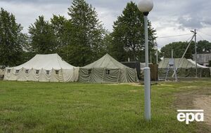 Согласно спутниковому фото, около трети палаток в лагере "Вагнера" в селе Цель возле Осиповичей уже убрали, отмечали 24 августа СМИ