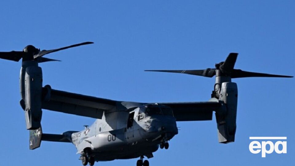 Американские военные использовали на учениях в Австралии два конвертоплана Osprey