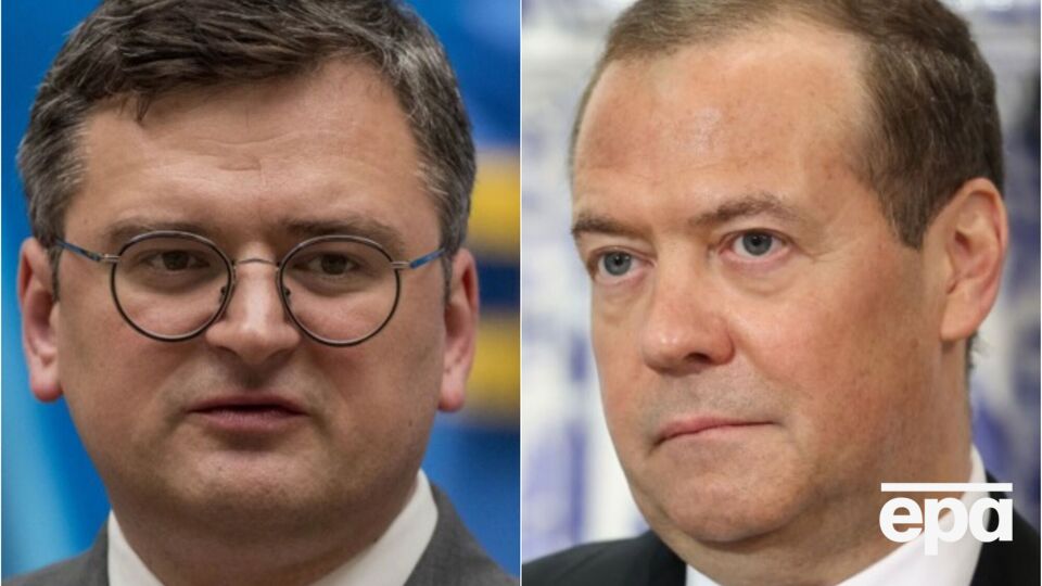 Кулеба закликав менше звертати увагу на слова Медведєва