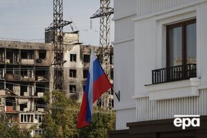 Андрющенко назвав російський прапор "ганчіркою"