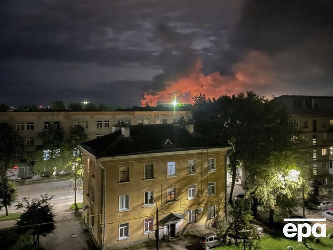 Атака на аэродром Пскова произошла в ночь на 30 августа