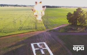 ВСУ показали видео с испытаний картонного беспилотника