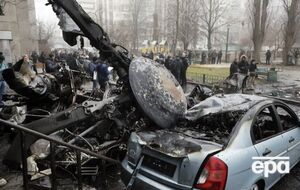 Вертолет с руководством МВД рухнул возле детсада в Броварах 18 января