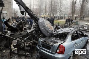 Вертолет с руководством МВД рухнул возле детсада в Броварах 18 января