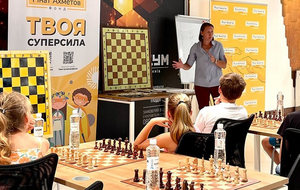 Ведучою заходу була тренерка шахової школи "Ферзь" Тетяна Кельбас