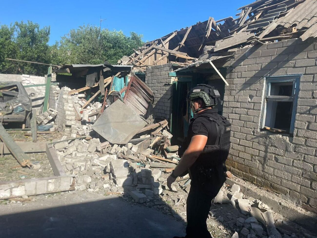 На горлівському напрямку ворог скинув авіабомбу на Суху Балку Торецької громади