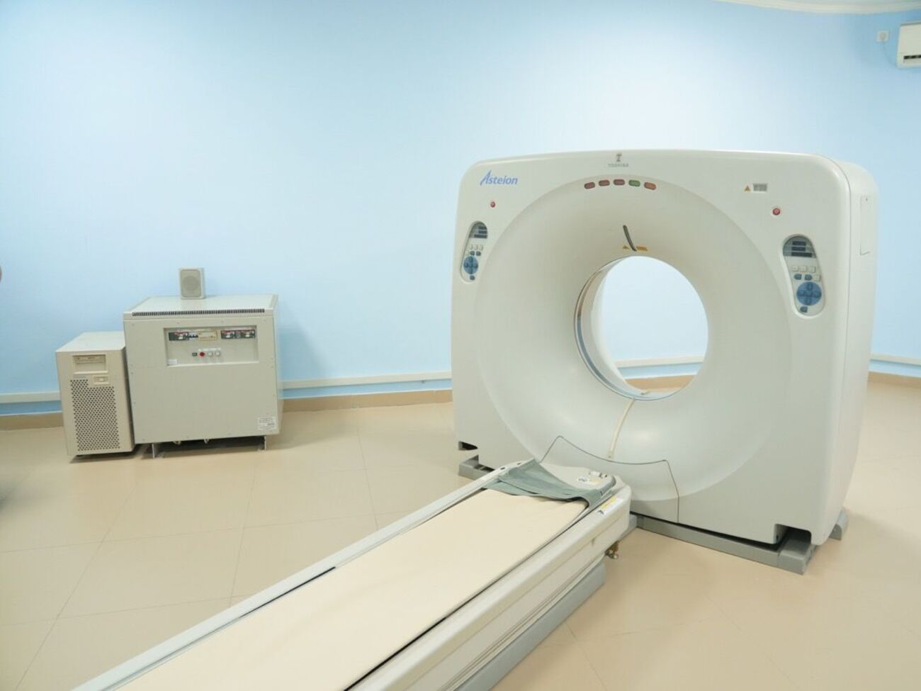 Аппарат КТ будет работать в одной из прифронтовых больниц