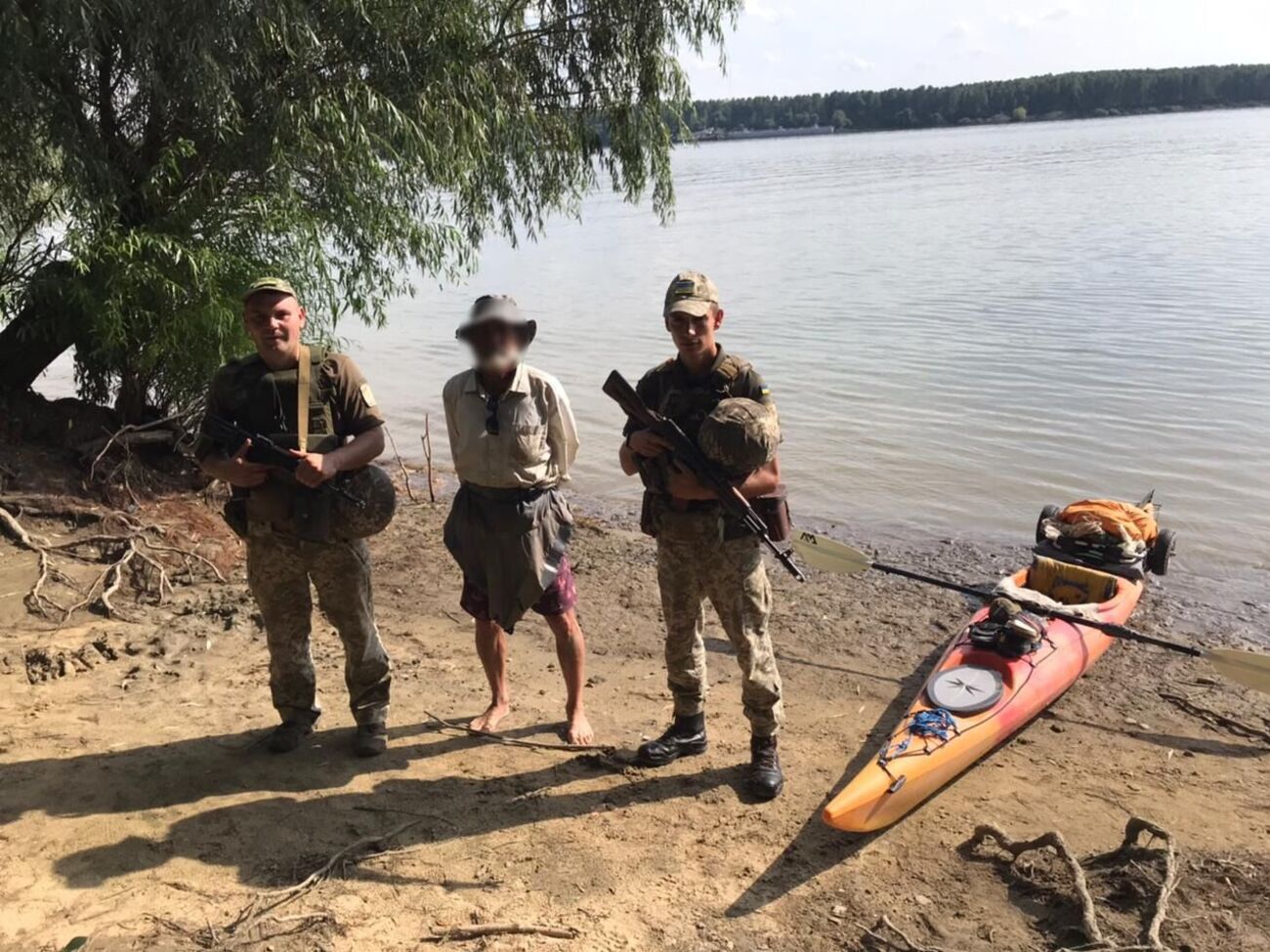 Подорож американця на каяку тривала 57 днів, зазначили у ДПСУ