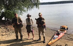 Путешествие американца на каяке длилось 57 дней, отметили в ГПСУ