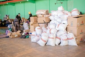 Продукты питания как гуманитарная помощь предназначались жителям пострадавших от оккупантов областей