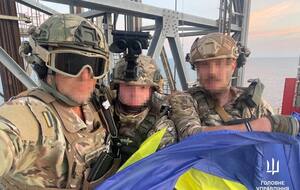В ГУР показали фото и видео высадки украинского спецназа на "вышках Бойко"