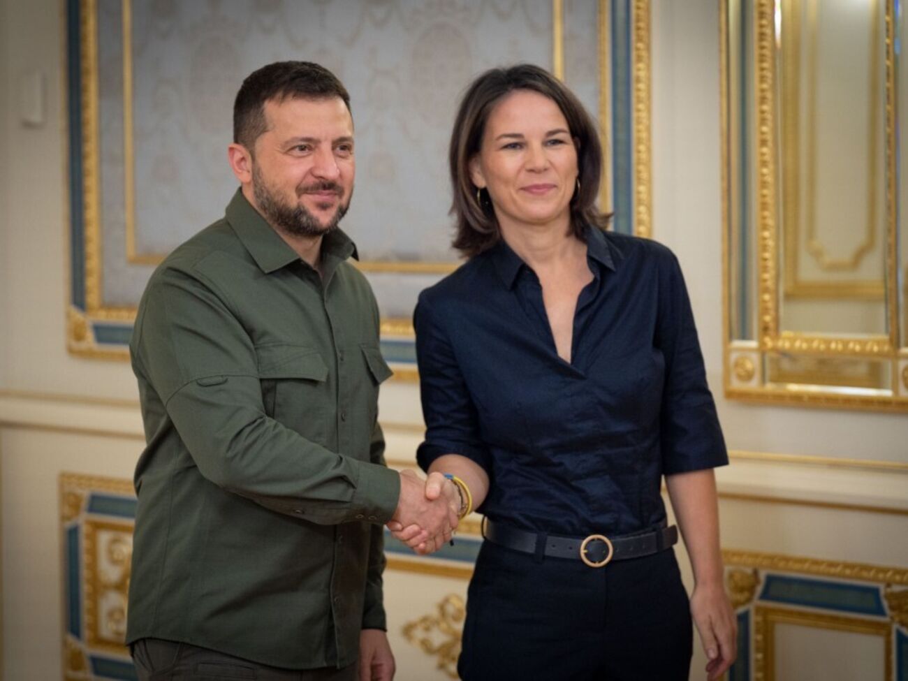 Окрему увагу на зустрічі Зеленський і Бербок приділили зміцненню української ППО, зокрема для захисту "зернового коридору"