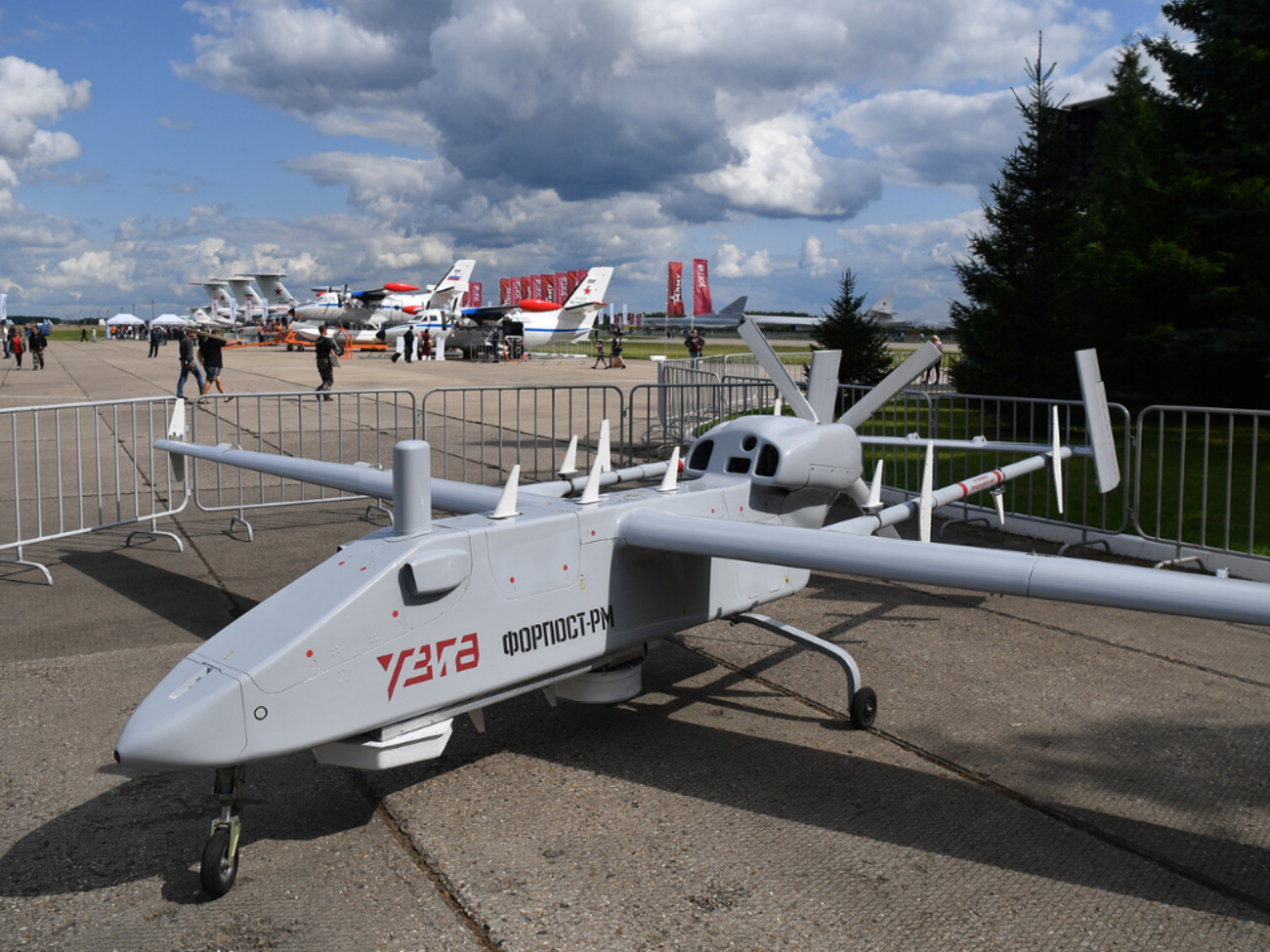 Беспилотник "Форпост" сбит украинской ПВО в районе острова Змеиный