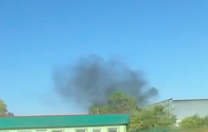 Советник мэра Мариуполя опубликовал видео пожара