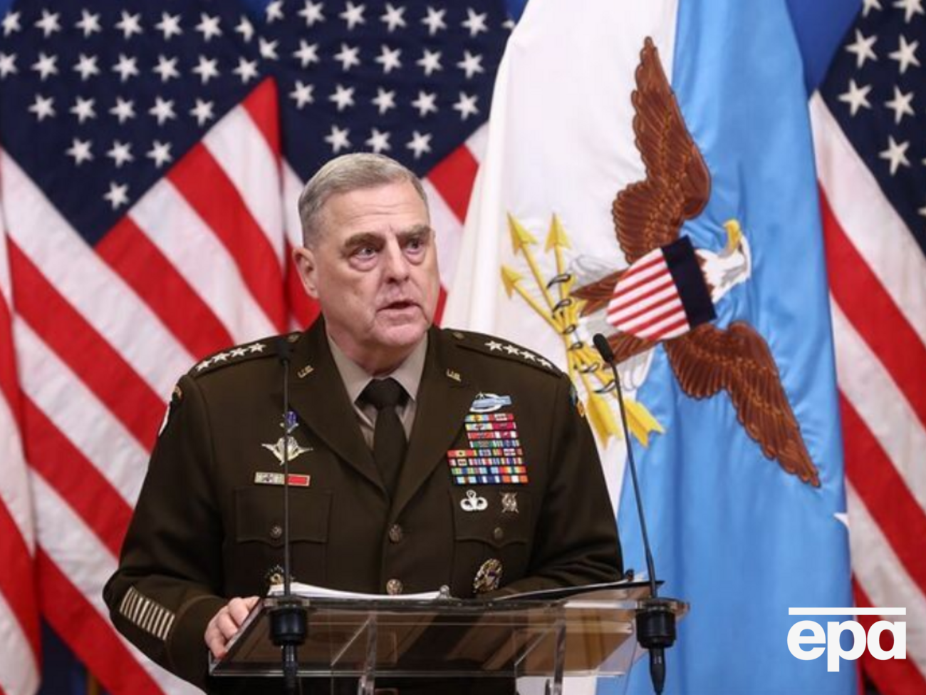 Міллі бачить за оперативною ситуацією в Україні, що час для припинення війни в той чи інший спосіб ще не настав