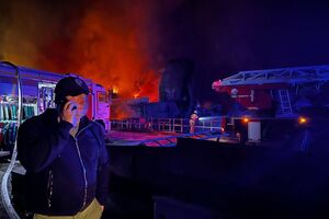 На місці інциденту сталася пожежа