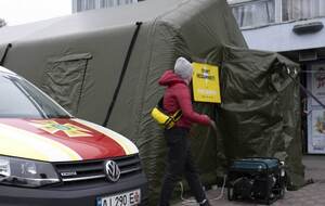 ГСЧС Украины в ходе тренировки 13 сентября развернула 360 мобильных "пунктов несокрушимости", отметили в правительстве