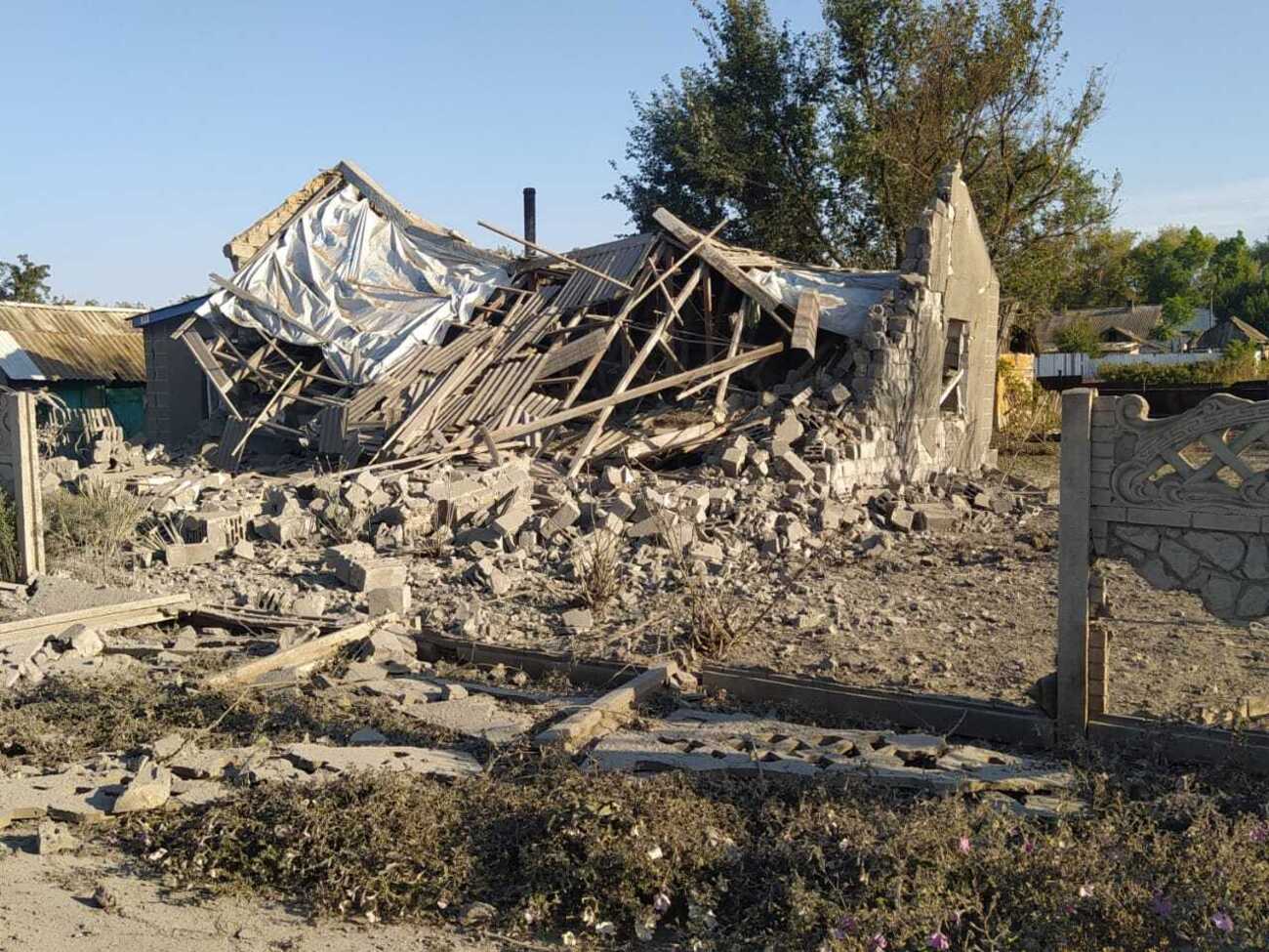 10 жилых домов повреждены в Новоукраинке Донецкой области