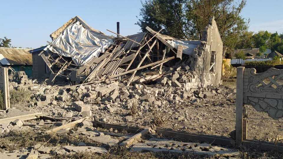 10 жилых домов повреждены в Новоукраинке Донецкой области