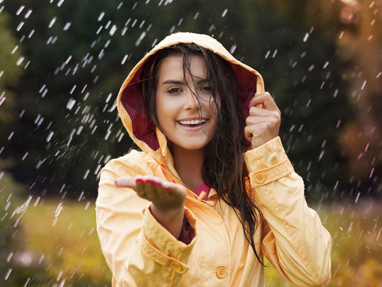 Дождевик не пропускает влагу