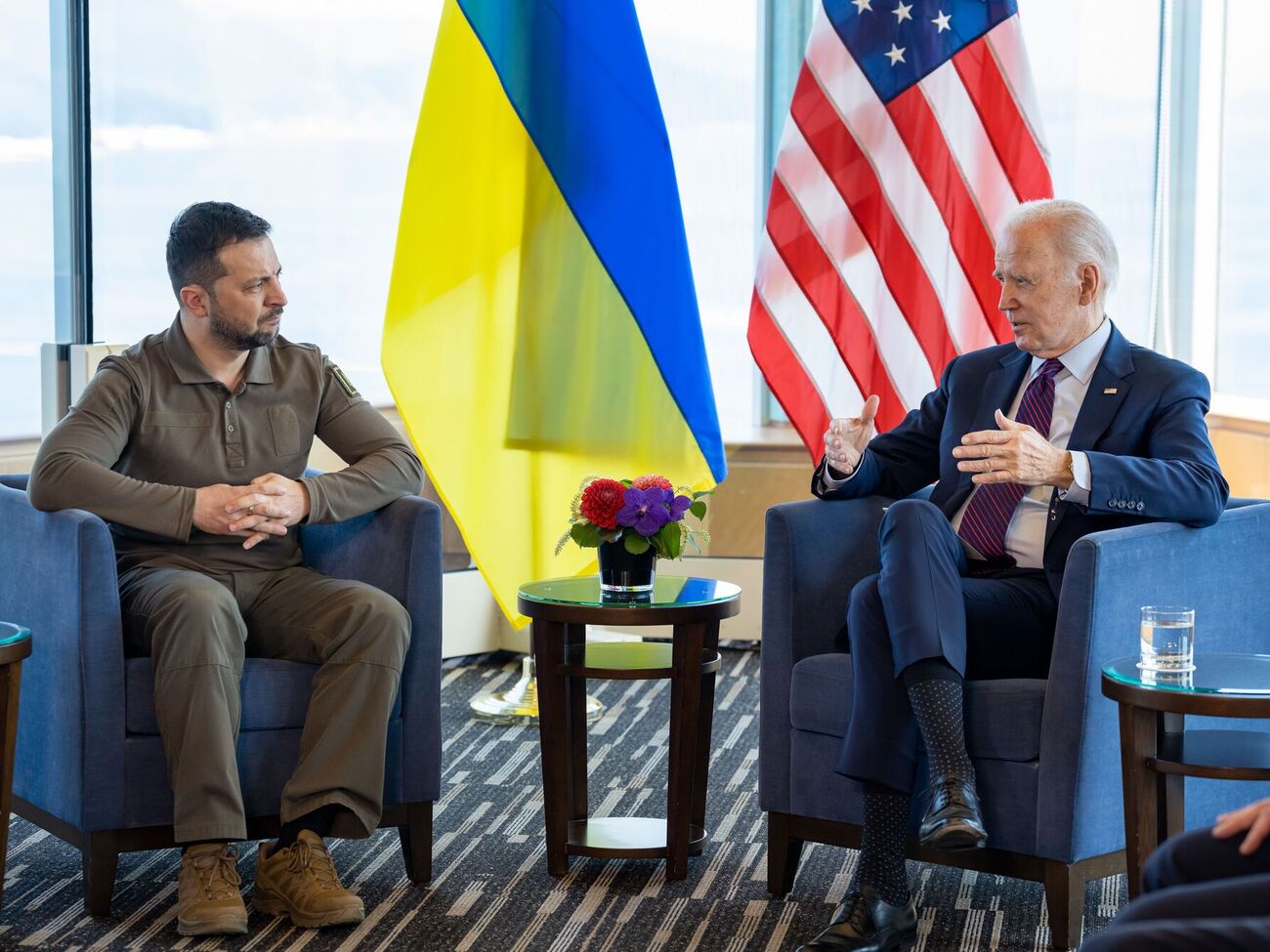 Востаннє Байден і Зеленський бачилися на полях саміту НАТО у Вільнюсі 12 липня