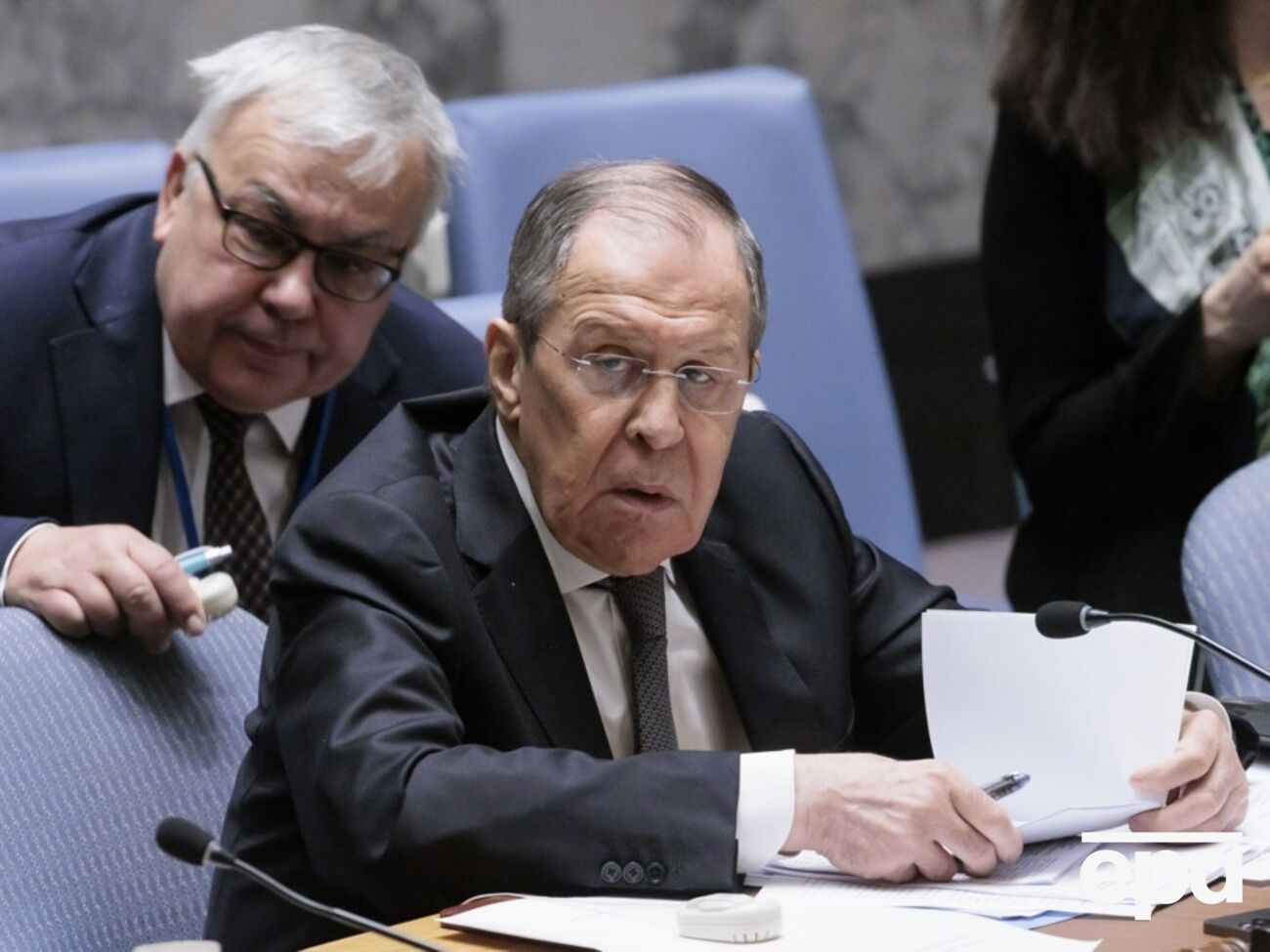 Россию на Совбезе ООН будет представлять министр Лавров (на фото), отметил Небензя