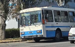 Троллейбус оккупанты обстреляли утром 19 сентября