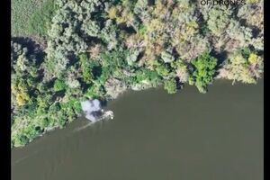 Во время миссии БПЛА протестировали украинскую разработку – автономную боевую часть со взрывчаткой, рассказал Федоров