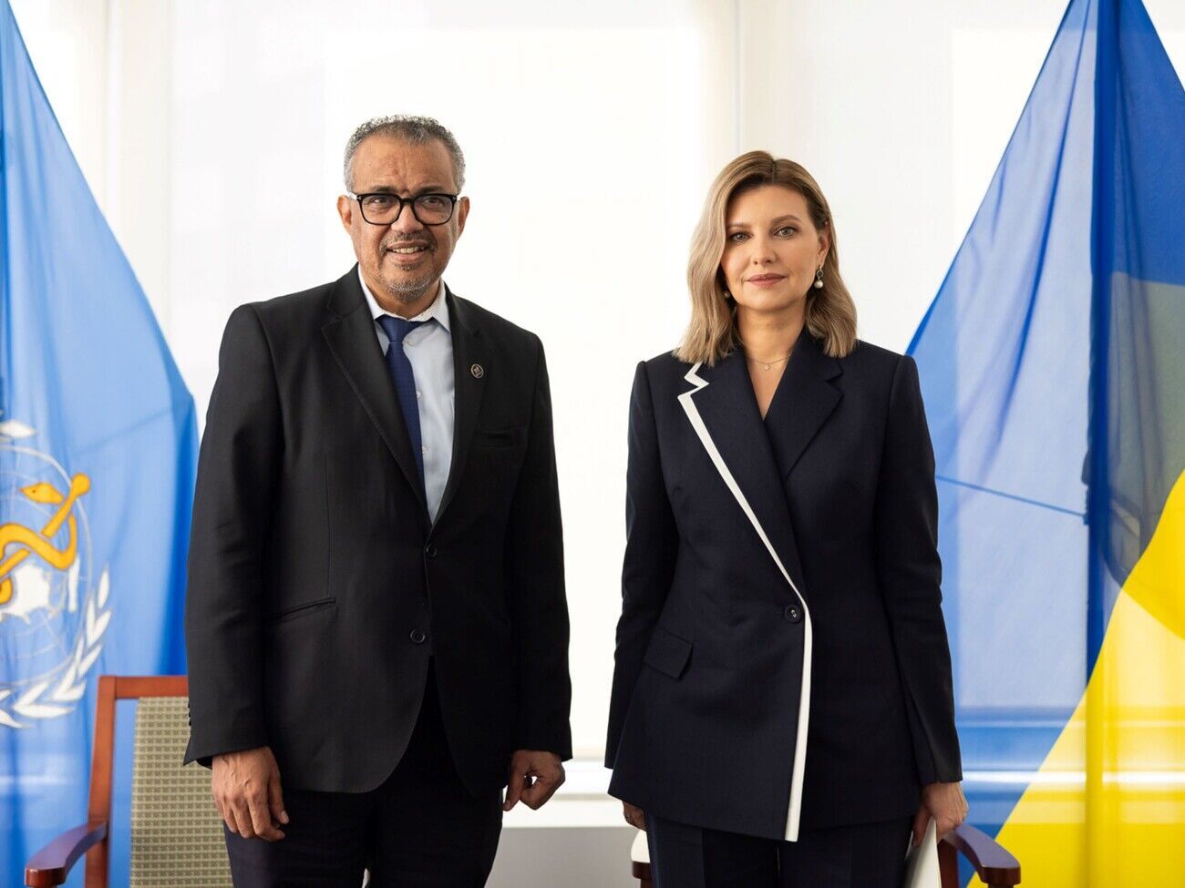 За словами Андре Тана, вбрання Зеленської, яке вона обрала для зустрічі з Гебреєсусом, символізує надії українців