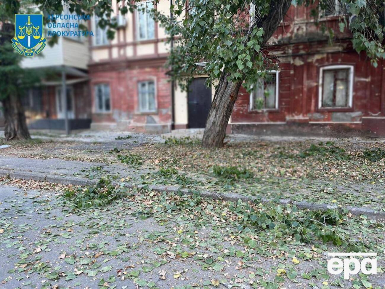 В результате обстрела были повреждены дома
