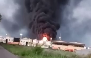 Пожежа на нафтобазі в Сочі могла виникнути внаслідок атаки безпілотником