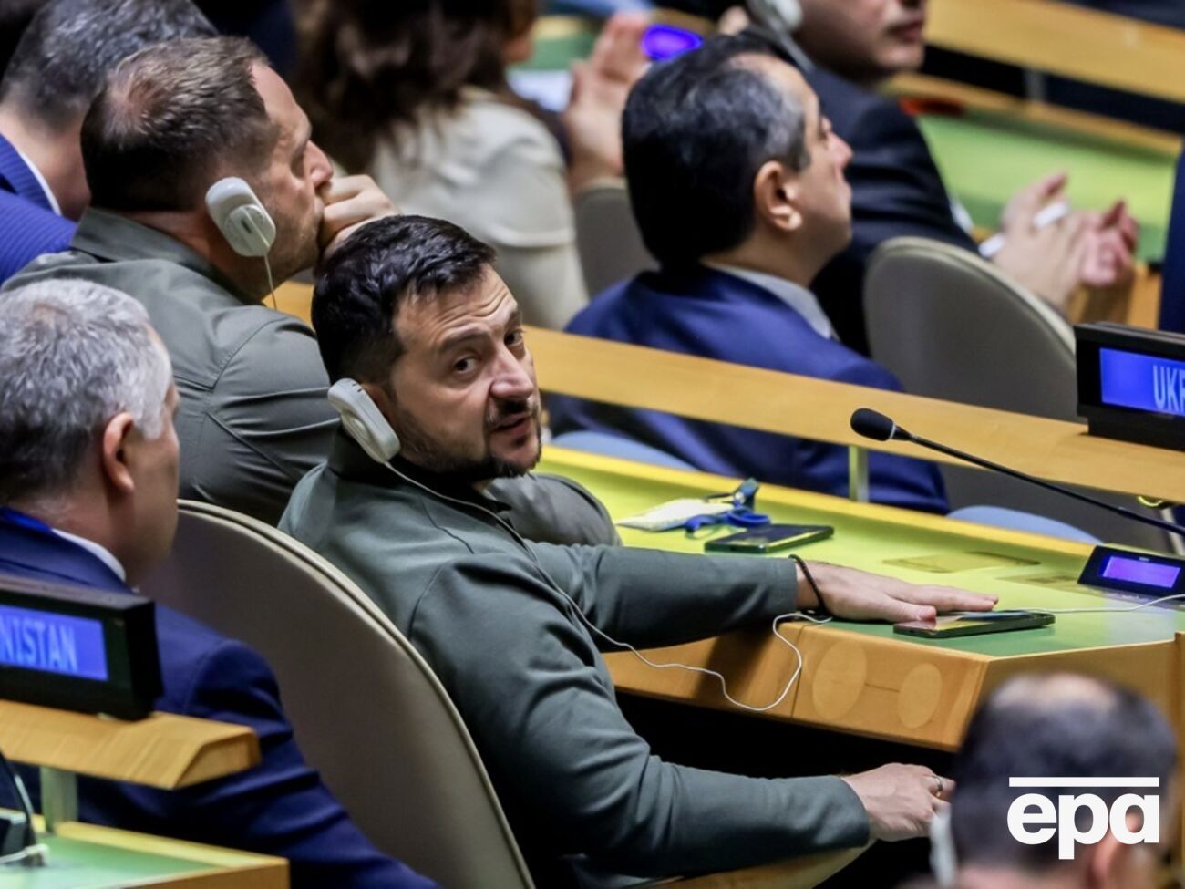 Сейчас Зеленский находится в Нью-Йорке