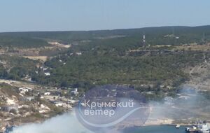 Дымовая завеса в бухте Севастополя