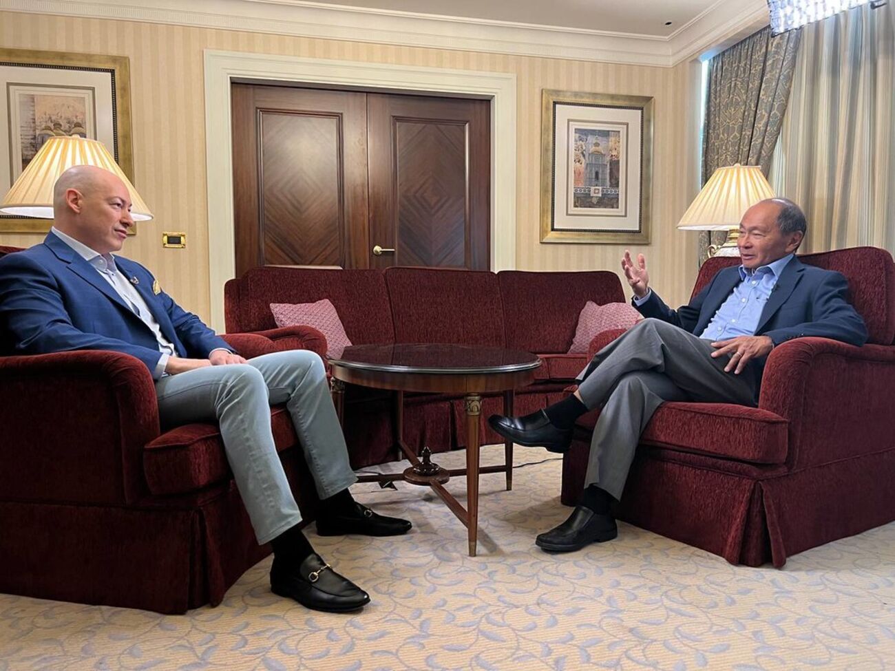 Гордон записал интервью с Фукуямой во время его последнего визита в Киев