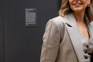 Зеленская отметила, что ей было особенно приятно увидеть в нью-йоркском музее картину Куинджи "Закат солнца над Днепром"