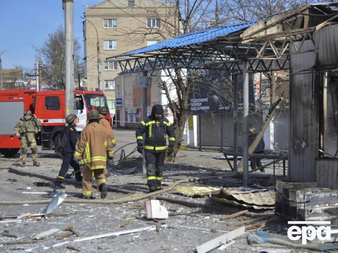 Оккупанты обстреляли Херсон