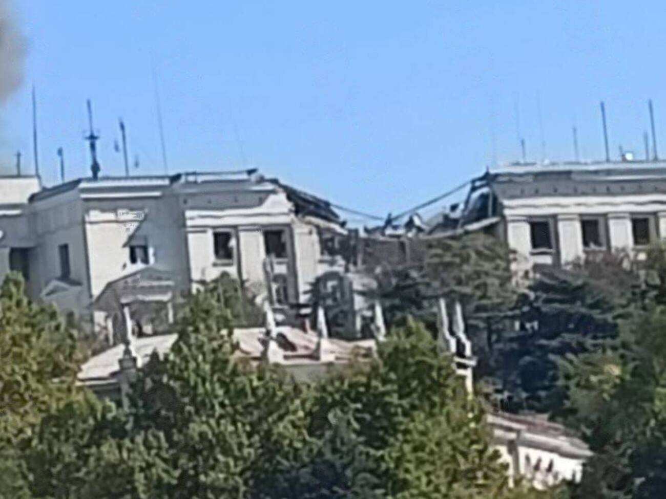 Штаб Черноморского флота РФ в Севастополе разрушен украинским ракетным ударом