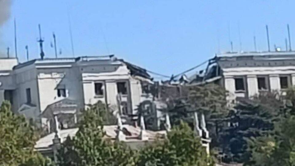 Штаб Черноморского флота РФ в Севастополе разрушен украинским ракетным ударом