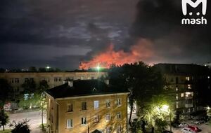 В результате атаки на военный аэродром в Пскове были уничтожены четыре самолета Ил-76