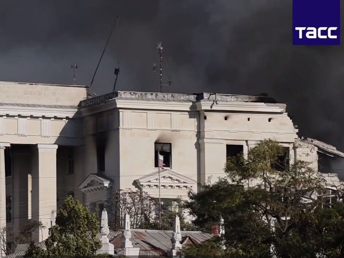 В Севастополе 22 сентября нанесли ракетный удар по штабу Черноморского флота РФ